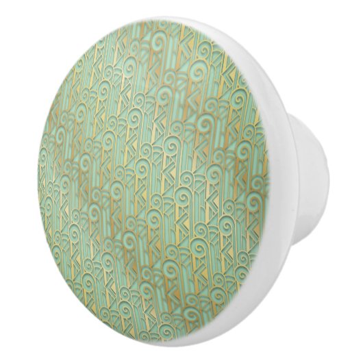 Tiroir Art Déco et boutons d'armoire (Droite)