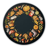 Tiroir de décoration coloniale rustique / Boutons  (Devant)