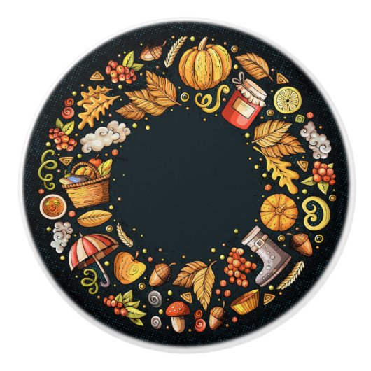 Tiroir de décoration coloniale rustique / Boutons  (Devant)