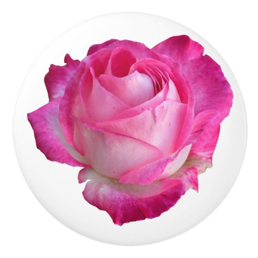 Tiroir de rose rose Cabinet Fleur de poignée (Devant)