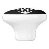 Tiroirs à poignées au blason du Clan Leslie (Côté)