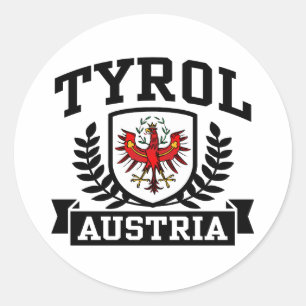 Tirol Austria Ronde Sticker