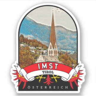 Tirol Imst Österreich Souvenir Sticker