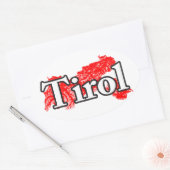 Tirol Ovale Sticker (Envelop)