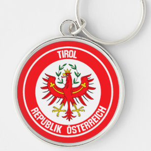 Tirol Round Emblem Sleutelhanger