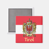 Tirol Wapen van Tirol Magneet (Voorkant / Achterkant)