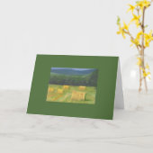 Tirrell Haystacks Birthday Wenskaart Kaart (Gele Bloem)