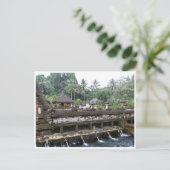 tirta empul temple bali briefkaart (Staand voorkant)