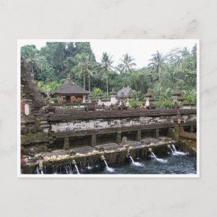 tirta empul temple bali briefkaart