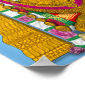 Tirupati Balaji Poster for Home & Wall Decor (Coin)