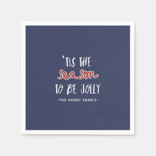 'Tis de partij van seizoenKerstmis Servet