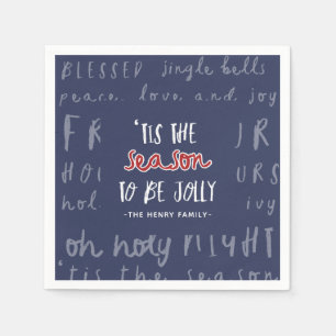 'Tis de partij van seizoenKerstmis Servet