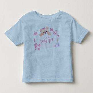 'Tis een meisje' peuter fijne jersey T-shirt
