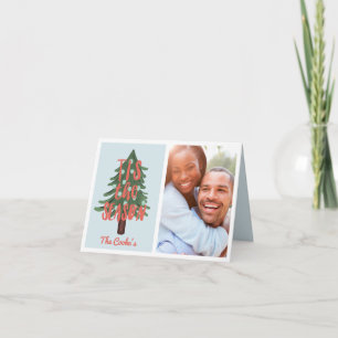 Tis het seizoen feestdagen kaart