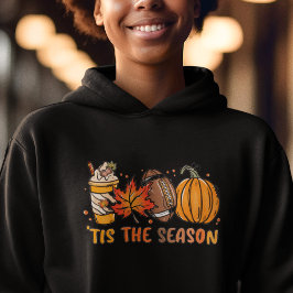 Tis het seizoen Football Pumpkin Herfst Hoodie
