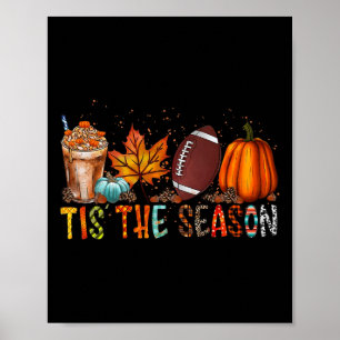 Tis 'Het Seizoen Football Seizoen Herfst Herfst Be Poster