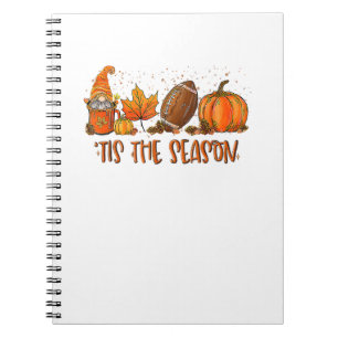 Tis’ Het Seizoen Football Sport Herfst Pompoen dan Notitieboek