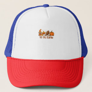Tis’ Het Seizoen Football Sport Herfst Pompoen dan Trucker Pet