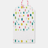 TIS HET SEIZOEN KERSTCADEAU Bold Red bauble Cadeaulabel (Achterkant)