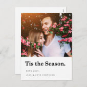 Tis la carte postale moderne de photo de vacances (Devant / Derrière)