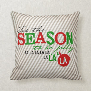 Tis la saison à être coussin gai de vacances
