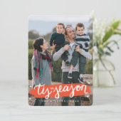 Tis le carte photo de vacances de course de brosse (Debout devant)