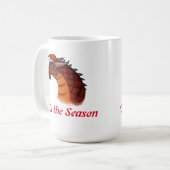 ‘Tis Season Dragon Christmas Coffee Mug (Devant gauche)