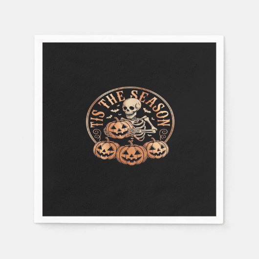 Tis Season Snowmobile Red Plaid Servet (Voorkant)