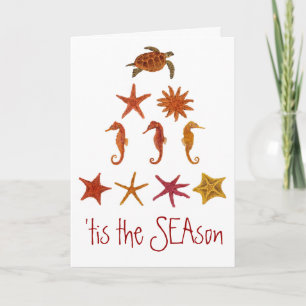 'Tis the SEAson' Feestdagen Kaart