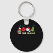 Tis The Season For Pickleball Iii Modern Aesthetic Sleutelhanger (Voorkant)