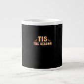 Tis The Season Funny Halloween Design Extra Grote Beker (Voorkant)