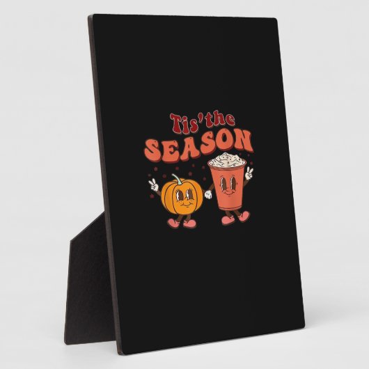 Tis The Season Halloween Spice Fall Autumn Pumpkin Fotoplaat (Zijkant)