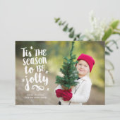 'Tis the Season Holiday Carte photo (Debout devant)