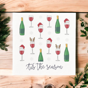 ’Tis the Season Kerstwijn Servet