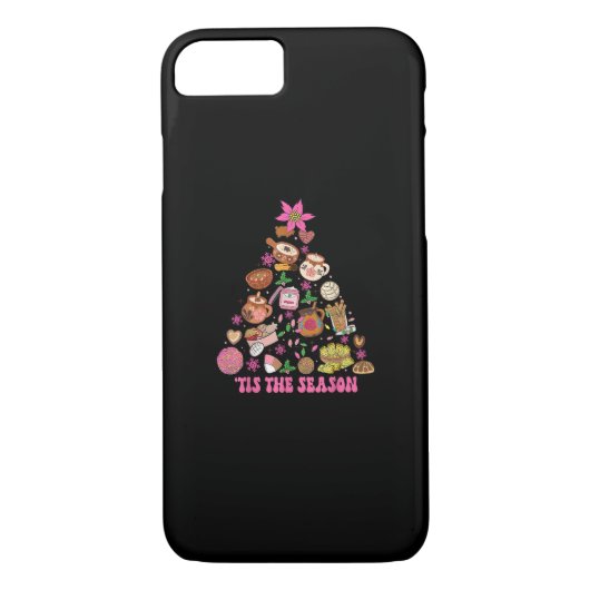 Tis The Season Mexican Christmas Tree Tamales Pan Case-Mate iPhone Case (Achterkant)