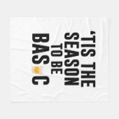 Tis The Season To Basic Christmas Fleece Deken (Voorkant (Horizontaal))