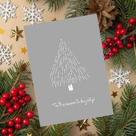 Tis the Season to be Jolly Holiday Card Kaart