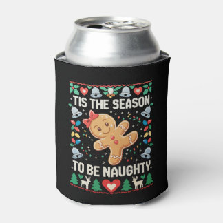 Tis The Season To Be Naughty Ugly Christmas Xmas Blikjeskoeler