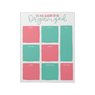 Tis the Season to be Organized Christmas Planner Notitieblok