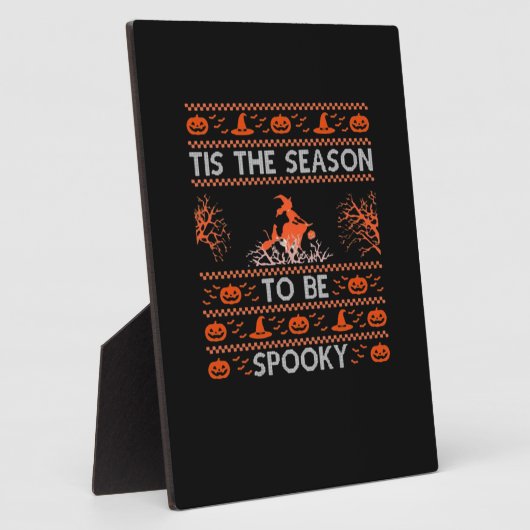 Tis The Season To Be Spooky Funny Trendy Fotoplaat (Zijkant)