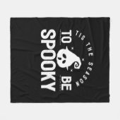 Tis The Season To Be Spooky Halloween Day Fleece Deken (Voorkant (Horizontaal))