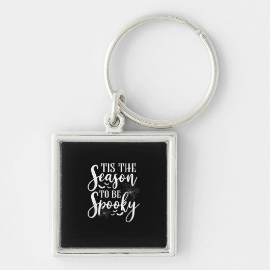 Tis The Season To Be Spooky Halloween Funny Graphi Sleutelhanger (Voorkant)