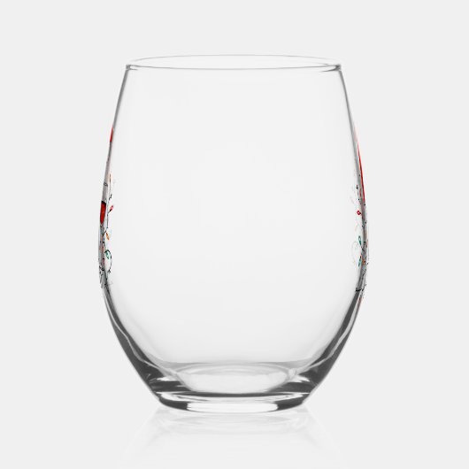 'Tis The Season to Get Tipsy Wijnglas Zonder Voet (Links)