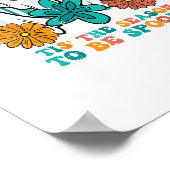 Tis The Season To Spooky Retro Halloween Women Poster (Hoek)