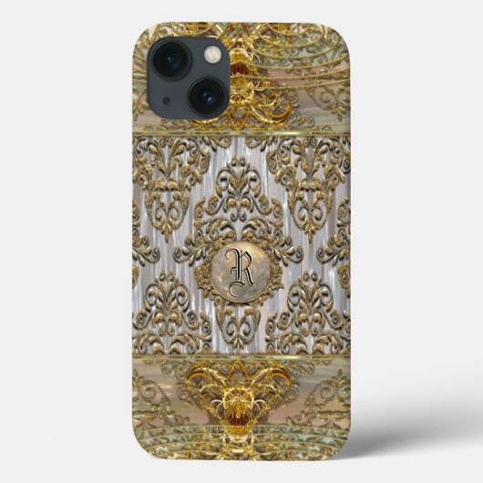 Tisch Baroque 6/6 s Monogram hoest Case-Mate iPhone Case (Achterkant)