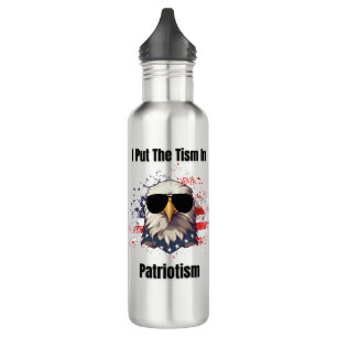 Tism in patriottisme waterfles 