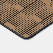 Tissage Abstrait sur Brown (Coin)