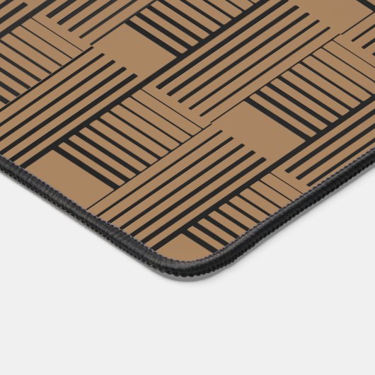 Tissage Abstrait sur Brown (Coin)