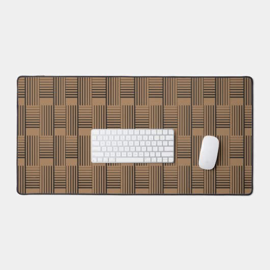 Tissage Abstrait sur Brown (Clavier et souris)