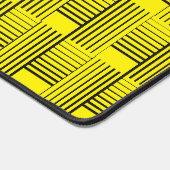 Tissage Abstrait sur jaune (Coin)